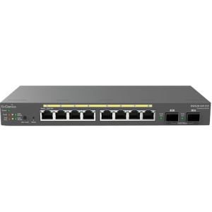 EWS2910P FITSwitch Managed Gigabit 8-Port 55W PoE Switch with 2 SFP Ports