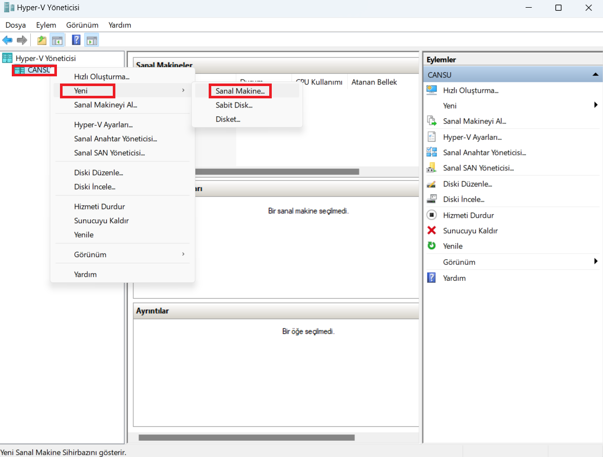 Yeni-HyperV